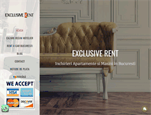 Tablet Screenshot of exclusive-rent.ro